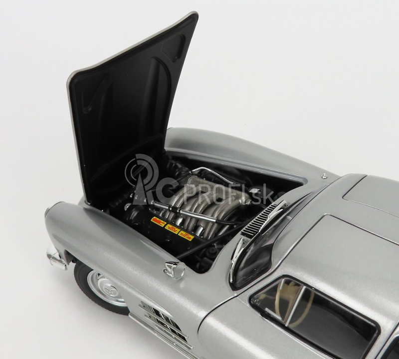 Minichamps Mercedes Benz Sl-class 300sl Coupe Gullwing (w198) 1954 1:18 Strieborná