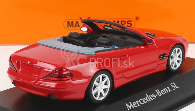 Minichamps Mercedes benz Sl-class (r230) 2001 1:43 Červená