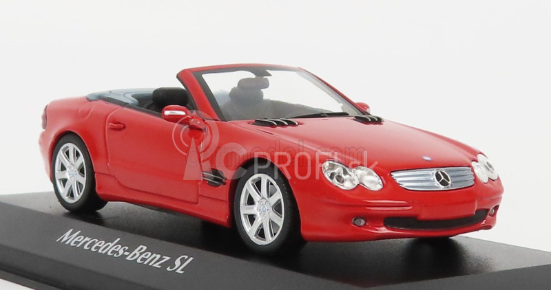 Minichamps Mercedes benz Sl-class (r230) 2001 1:43 Červená