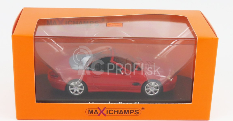 Minichamps Mercedes benz Sl-class (r230) 2001 1:43 Červená