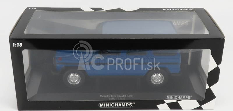 Minichamps Mercedes benz triedy G Long (w460) 1980 1:18 Modrá