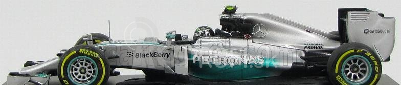 Minichamps Mercedes gp F1 W05 Amg Petronas N 6 Sezóna 2014 Nico Rosberg 1:43 Strieborná zelená