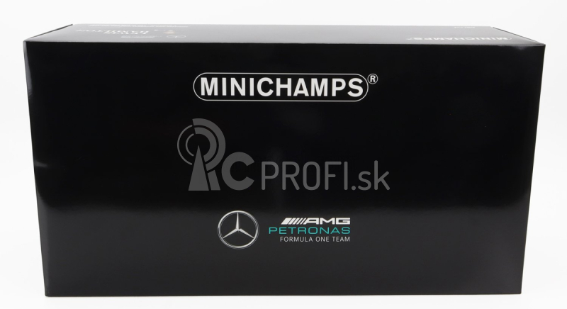 Minichamps Mercedes gp F1 W11 Eq Performance Team Amg Petronas Motorsport N 44 Víťaz majstrovstiev sveta Eifel Gp (91. víťazstvo) Lewis Hamilton 2020 - Con Vetrina - s vitrínou 1:12 čierna zelená