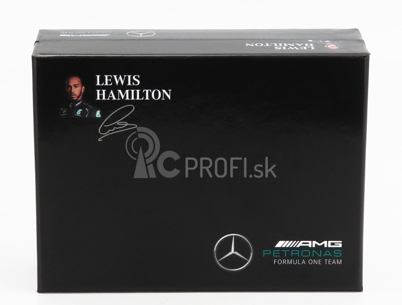 Minichamps Mercedes gp F1 W12 Team Amg Petronas N 44 - Sám na štartovom rošte - 2. preteky Maďarska (s dažďovým efektom) 2021 Lewis Hamilton 1:43 Čierna zelená