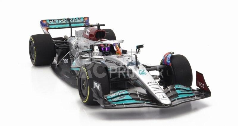 Minichamps Mercedes gp F1 W13e Team Mercedes-amg Petronas F1 N 63 5. Miami Gp 2022 George Russel 1:18 Strieborná zelená