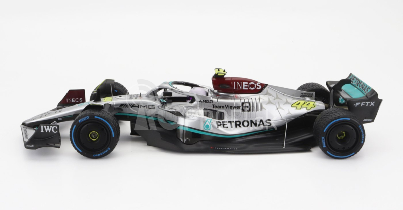 Minichamps Mercedes gp F1 W13e Team Mercedes-amg Petronas F1 N 63 Monaco Gp With Rain Tires 2022 George Russel 1:18 Silver Green