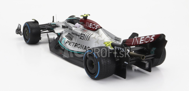 Minichamps Mercedes gp F1 W13e Team Mercedes-amg Petronas F1 N 63 Monaco Gp With Rain Tires 2022 George Russel 1:18 Silver Green