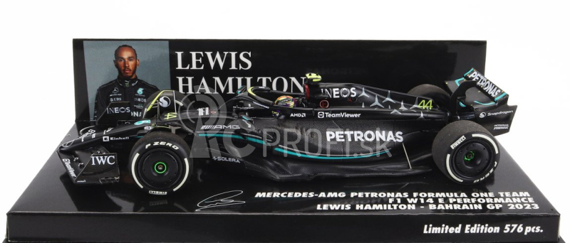 Minichamps Mercedes gp F1 W14 Team Mercedes-amg Petronas Formula One N 44 5. Bahrain Gp 2023 Lewis Hamilton 1:43 Matt Black