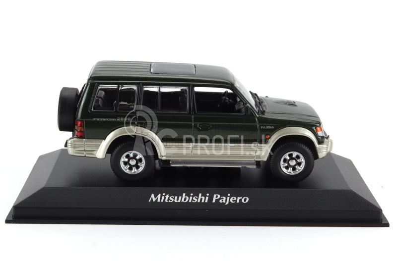 Minichamps Mitsubishi Pajero Lwb 2800 Turbo Intercooler 1991 1:43 zelená a strieborná