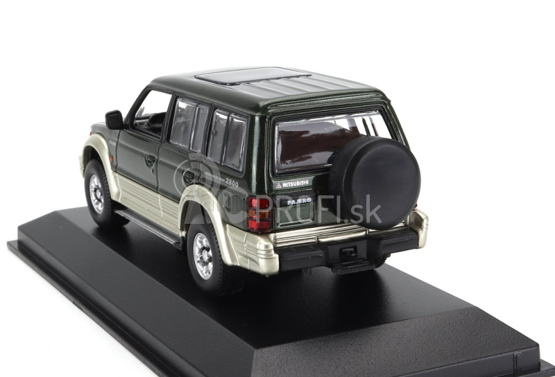 Minichamps Mitsubishi Pajero Lwb 2800 Turbo Intercooler 1991 1:43 zelená a strieborná