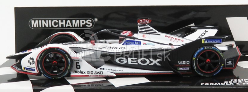 Minichamps Penske Formula-e Ev-3 Team Geox Dragon N 6 Sezóna 2018-2019 F.nasr 1:43 Biela