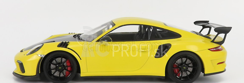 Minichamps Porsche 911-2 Gt3 Rs Coupe 2019 - čierne disky 1:18 žltá