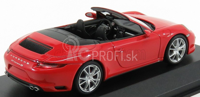 Minichamps Porsche 911 991-2 Carrera 4s Cabriolet 2017 1:43 červená