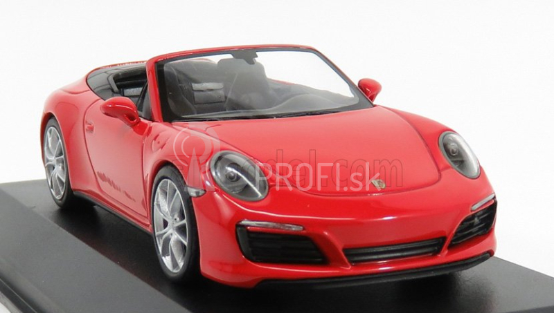 Minichamps Porsche 911 991-2 Carrera 4s Cabriolet 2017 1:43 červená