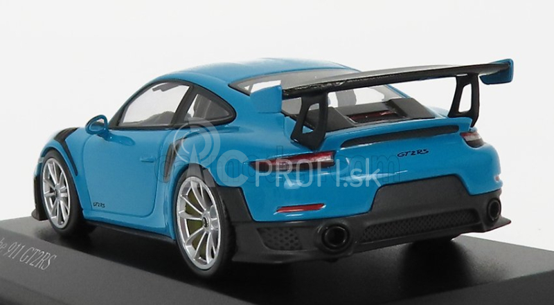 Minichamps Porsche 911 991-2 Gt2 Rs Coupe 2018 - Strieborné disky 1:43 Miami Blue