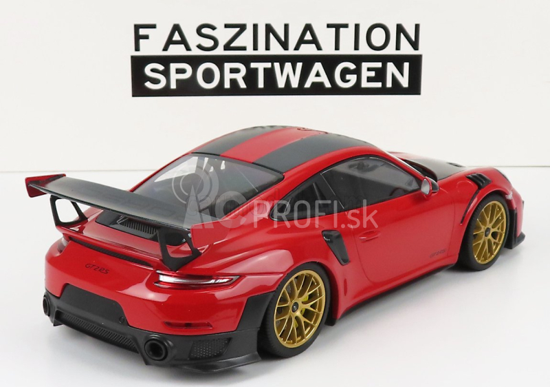 Minichamps Porsche 911 991-2 Gt2 Rs Weissach Package 2018 1:18 červená čierna