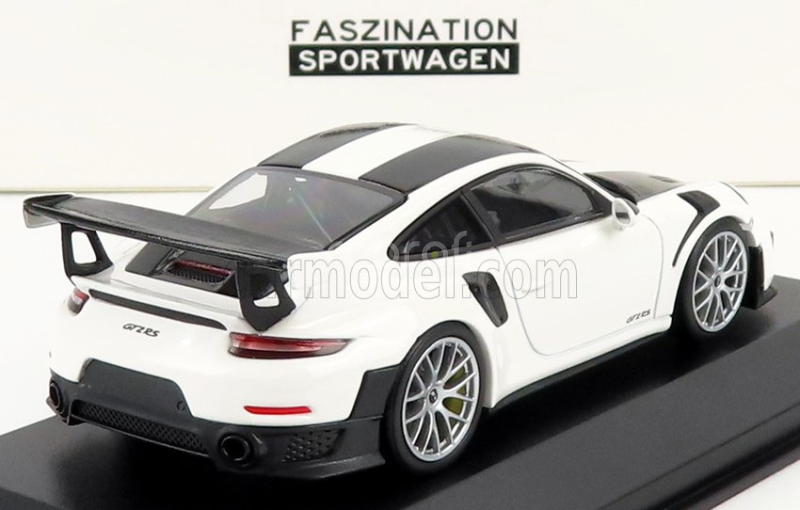 Minichamps Porsche 911 991-2 Gt2 Rs Weissach Package Coupe 2018 1:43 biela čierna