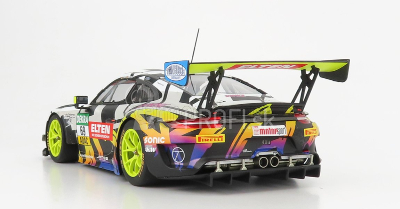 Minichamps Porsche 911 991-2 Gt3-r Iron Force By Ring Police Team N 69 Adac Gt Masters 2019 L.luhr - M.holzer 1:18 biela čierna žltá