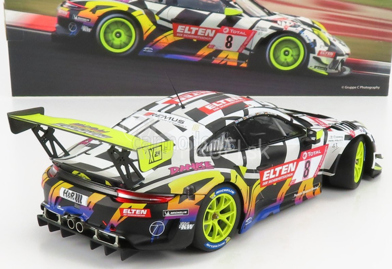 Minichamps Porsche 911 991-2 Gt3 R Team Iron Force Racing N 8 24h Nurburgring 2019 S.jans - A.de Leener - L.luhr - J.e.slooten 1:18 Rôzne