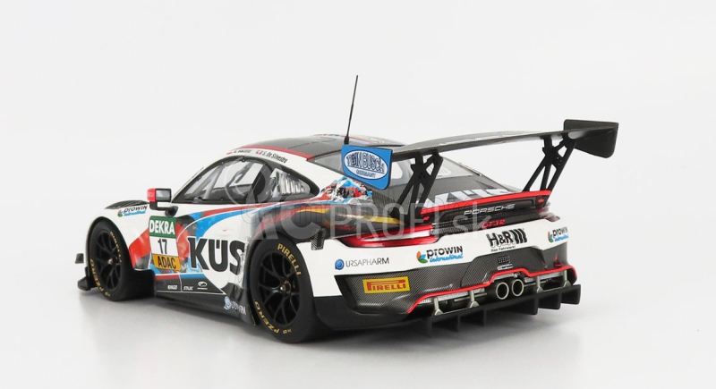 Minichamps Porsche 911 991-2 Gt3 R Team Kues 75 Bernhard N 17 Adac Gt Masters Hockenheim 2020 K.bachler - S.de Silvestro - Stefan Bellof Tribute 1:18 čierna biela červená