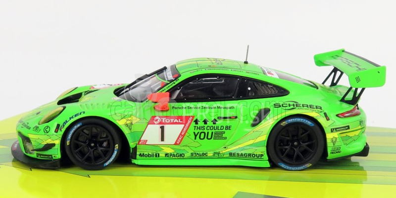 Minichamps Porsche 911 991-2 Gt3 R Team Manthey Racing N 1 24h Vln Nurburgring 2019 R.lietz - F.makowiecki - P.pilet - N.tandy 1:43 Green