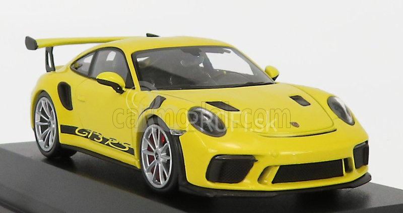 Minichamps Porsche 911 991-2 Gt3 Rs Coupe 2018 - Strieborné disky 1:43 Racing Yellow