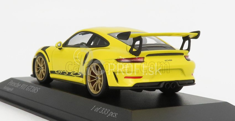 Minichamps Porsche 911 991-2 Gt3 Rs Coupe 2018 - Zlaté ráfiky 1:43 Racing Yellow