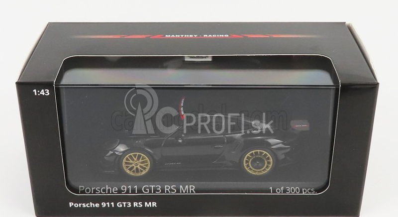 Minichamps Porsche 911 991-2 Gt3 Rs Mr Team Manthey Racing 2018 - Zlaté ráfiky 1:43 čierna