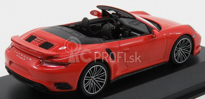 Minichamps Porsche 911 991-2 Turbo S Cabriolet 2017 1:43 oranžová