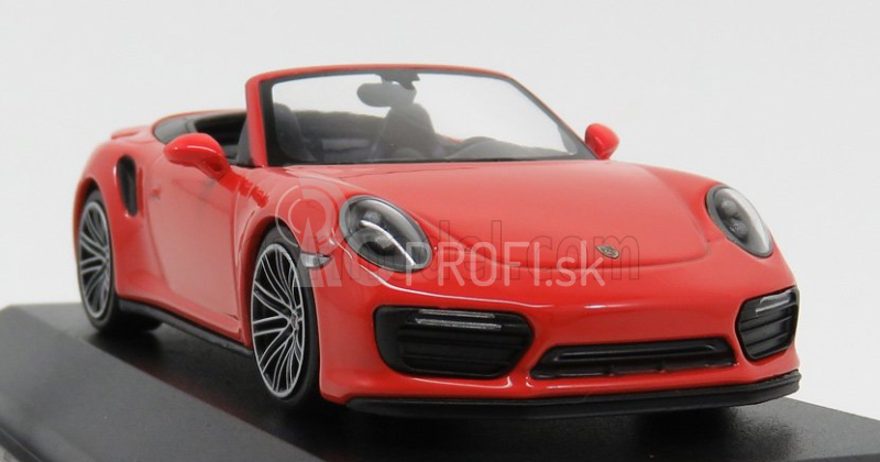 Minichamps Porsche 911 991-2 Turbo S Cabriolet 2017 1:43 oranžová