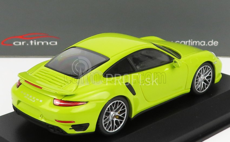 Minichamps Porsche 911 991 Turbo S 2014 1:43 svetlozelená