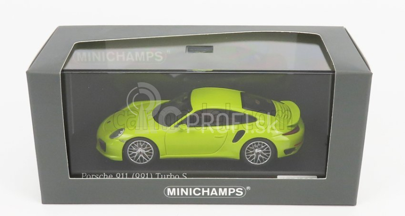 Minichamps Porsche 911 991 Turbo S 2014 1:43 svetlozelená