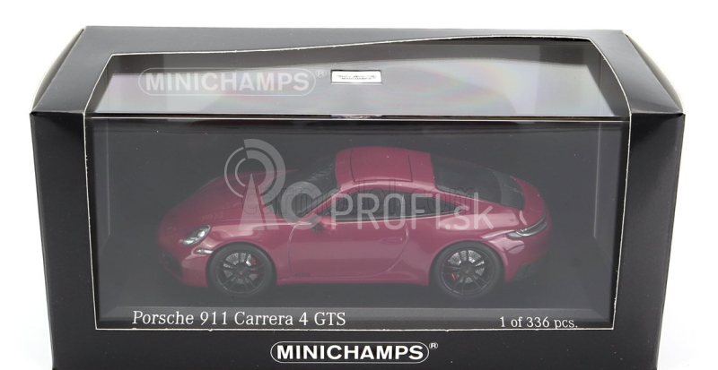 Minichamps Porsche 911 992 Carrera 4s Gts Coupe 2019 1:43 Rubystar