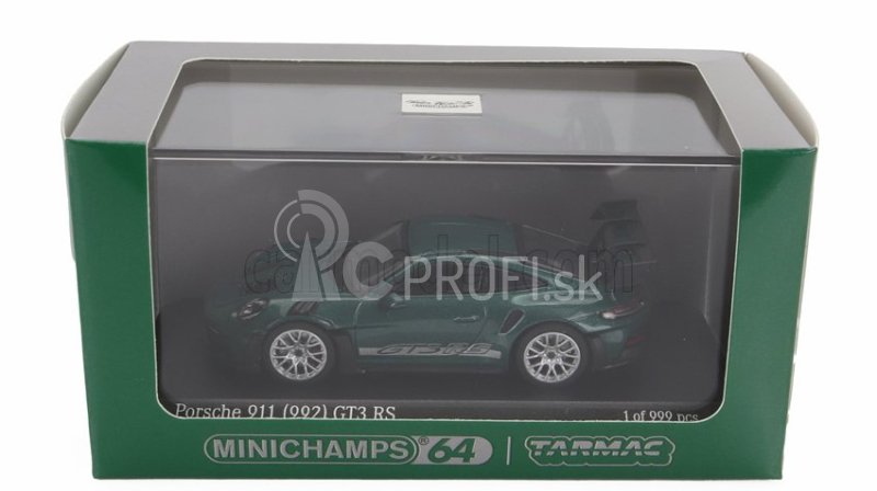 Minichamps Porsche 911 992 Gt3 Rs Coupe 2022 1:64 zelená