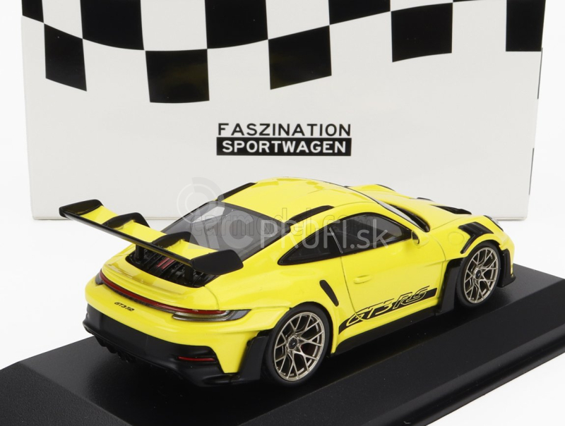 Minichamps Porsche 911 992 Gt3 Rs Coupe 2023 - Zlaté kolesá 1:43 Žltá