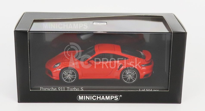 Minichamps Porsche 911 992 Turbo S Coupe 2020 1:43 oranžová