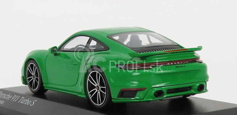 Minichamps Porsche 911 992 Turbo S Coupe Sport Design 2021 1:43 Zelená