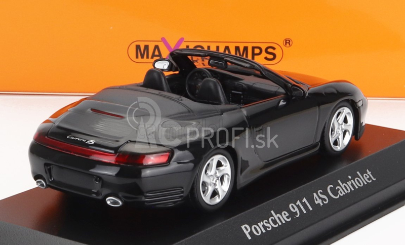 Minichamps Porsche 911 996 4s Cabriolet 2003 1:43 čierna