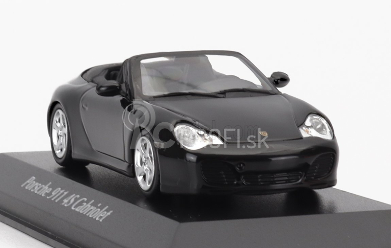 Minichamps Porsche 911 996 4s Cabriolet 2003 1:43 čierna