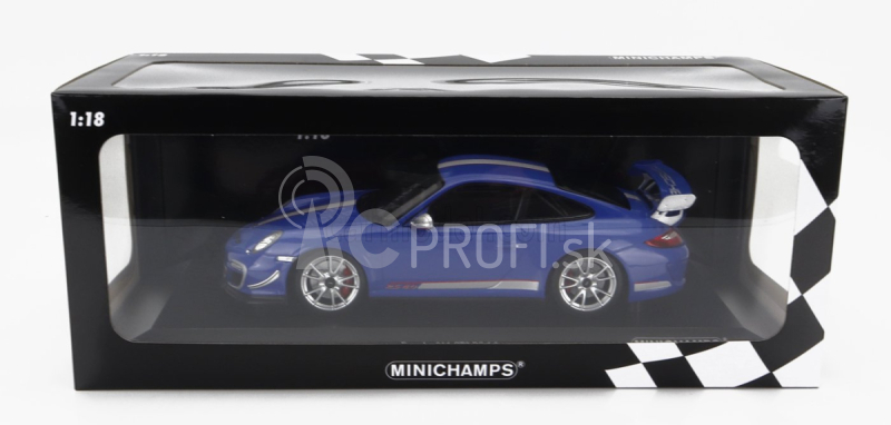 Minichamps Porsche 911 997-2 Gt3 Rs 4.0 Coupe 2011 1:18 Modrá