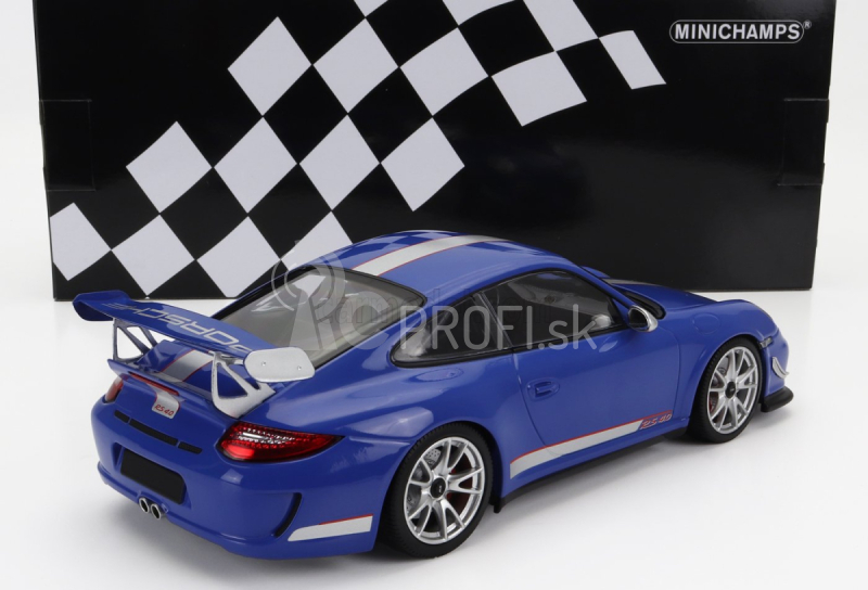 Minichamps Porsche 911 997-2 Gt3 Rs 4.0 Coupe 2011 1:18 Modrá