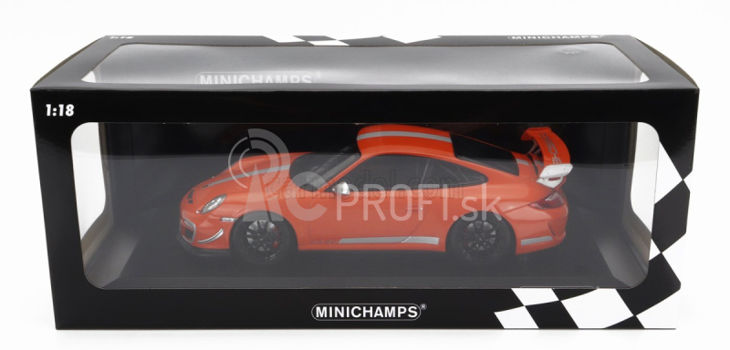 Minichamps Porsche 911 997-2 Gt3 Rs 4.0 Coupe 2011 1:18 oranžová