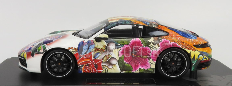 Minichamps Porsche 911 Carrera 4s Coupe Flower Design 2019 1:18 Rôzne