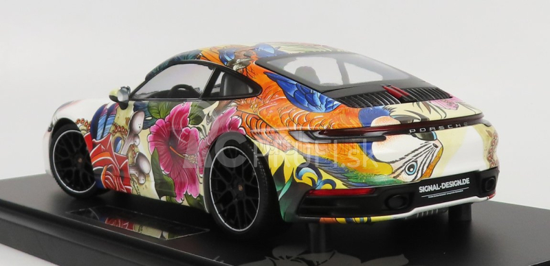 Minichamps Porsche 911 Carrera 4s Coupe Flower Design 2019 1:18 Rôzne