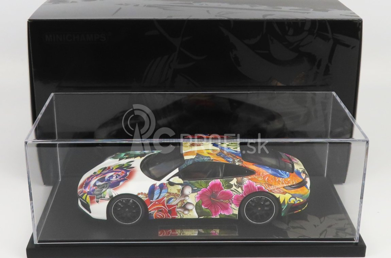 Minichamps Porsche 911 Carrera 4s Coupe Flower Design 2019 1:18 Rôzne