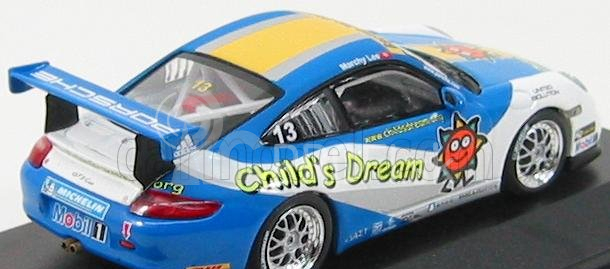 Minichamps Porsche 911 Gt3 N 13 Carrera Cup Asia Macau 2007 M.lee 1:43 Light Blue White