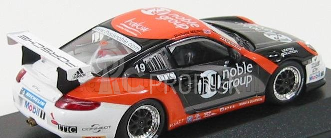 Minichamps Porsche 911 Gt3 N 19 Cup Carrera Cup Asia Macau 2007 R. Meins 1:43 Black Orange