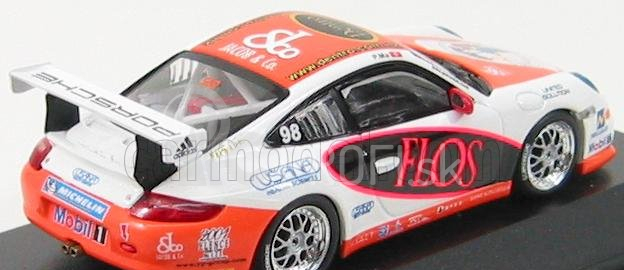 Minichamps Porsche 911 Gt3 N 98 Carrera Cup Asia Macau 2007 P.ma 1:43 Biela oranžová