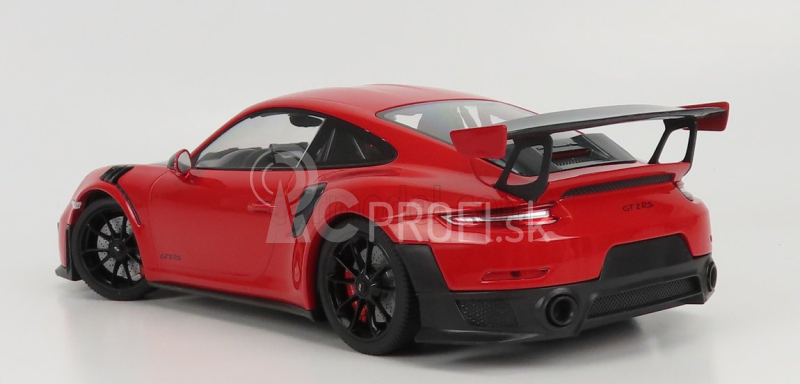 Minichamps Porsche Porsche 911-2 Gt2 Rs Coupe 2018 - čierne kolesá 1:18 červená čierna