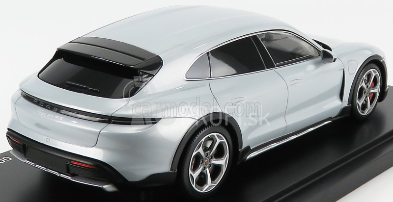 Minichamps Porsche Taycan 4s Cross Turismo 2021 - Con Vetrina - s vitrínou 1:18 Ice Grey